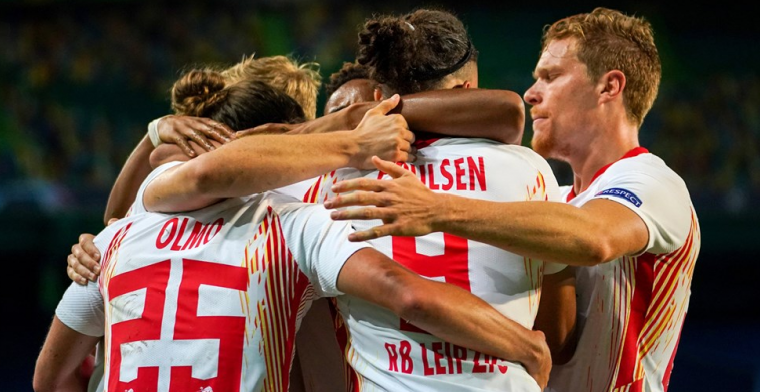 RB Leipzig stunt opnieuw en schakelt Atlético in minuut 89 uit