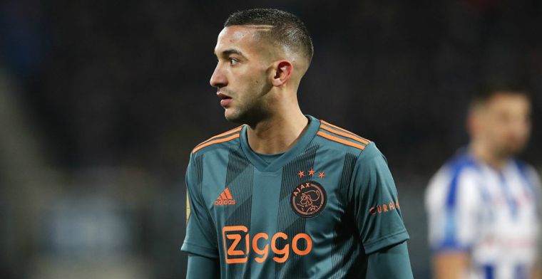 Ziyech 'buitensporig duur' voor Roma: 'Totti wilde de deal door laten gaan'