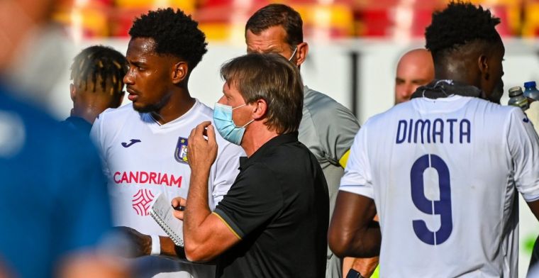 'Vercauteren niet helemaal gelukkig bij Anderlecht, vijf ergernissen van de coach'