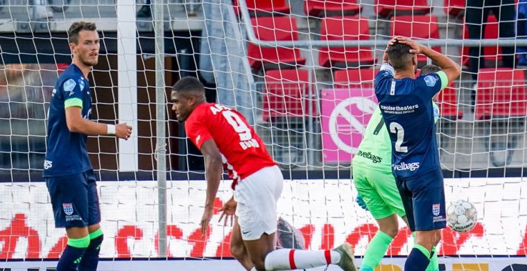 Spektakel in Alkmaar: tiental AZ morst meteen punten tegen PEC Zwolle