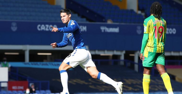 Everton haalt uit tegen West Brom: 5-2 met uitblinkers James en Calvert-Lewin