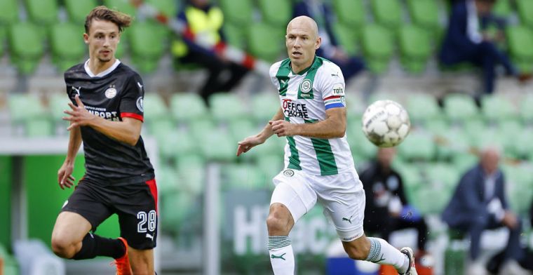 Robben houdt slag om de arm tijdens revalidatie: 'Ik heb geen garantie'