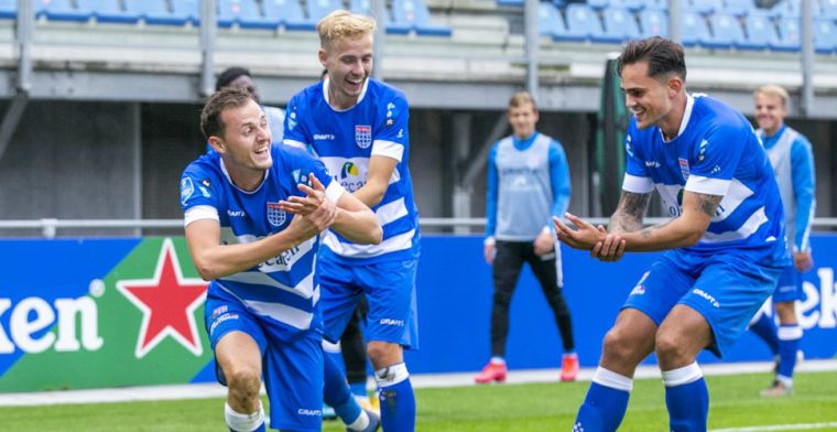 PEC tikt 'rood' Sparta na rust van de mat: vier corners doorslaggevend in Zwolle
