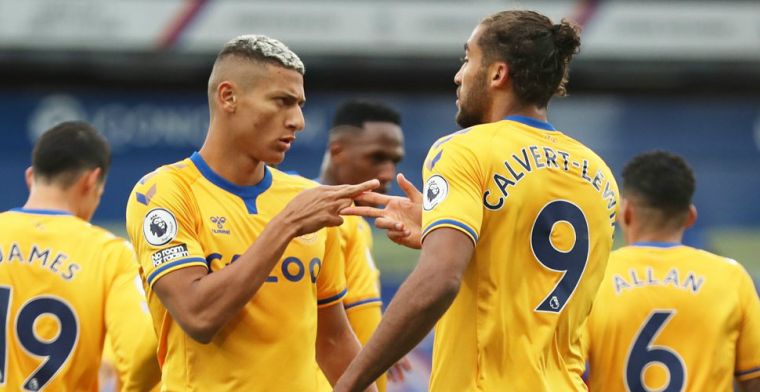 Prima PL-start Everton: negen uit drie, Calvert-Lewin topscorer en goede Rodríguez