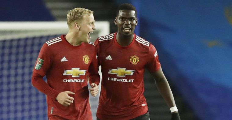 'Alerte' Van de Beek maakt indruk op Engelse media: 'Gevaarlijk in aangepaste rol'