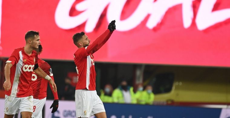Standard pakt in extremis vanop de stip een verdiend punt tegen Club Brugge