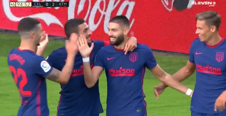 GOAL: Carrasco scoort eerste competitiedoelpunt voor Atlético Madrid