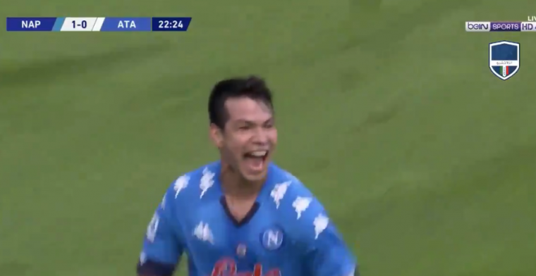 Lozano laat zich zien: twee goals binnen vier minuten tegen zwak Atalanta