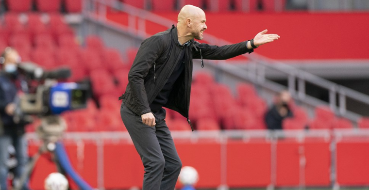 Ten Hag looft 'sturende speler' Ajax: 'Multifunctioneel, aanvallen en verdedigen'