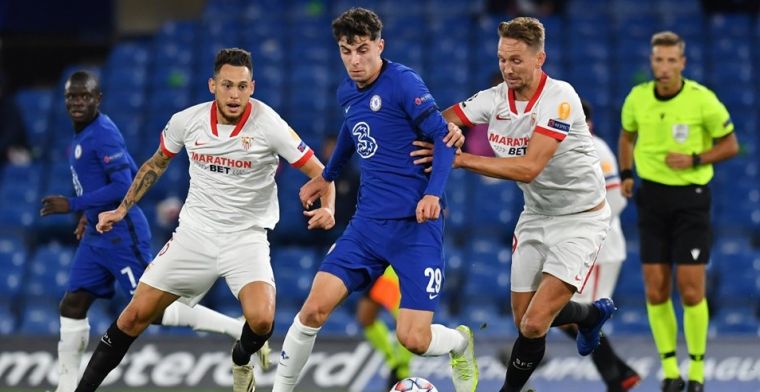 De Jong weer basisspeler bij Sevilla: 'Het was zwaar, dat heb je tegen zo'n team'