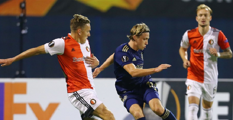 Feyenoord houdt gemengde gevoelens over aan gelijkspel in Zagreb
