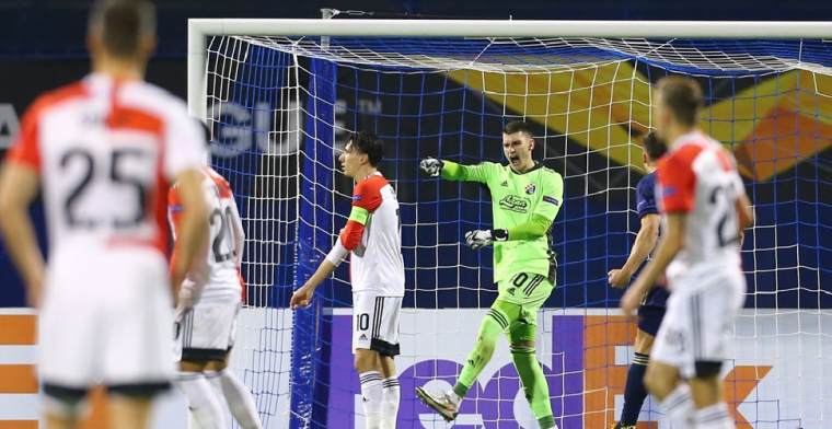'Gelukkig schiet Berghuis ze op de Feyenoord-training nooit op mij'