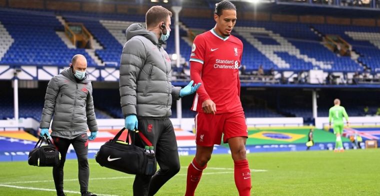 Van Dijk meldt zich op Melwood: 'Hij is oké, operatie komt op een passend moment'