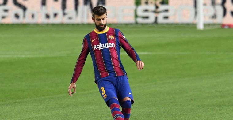 Piqué reageert op 'Messi-rel': 'Nieuwe stadion en sponsor moeten zijn naam dragen'