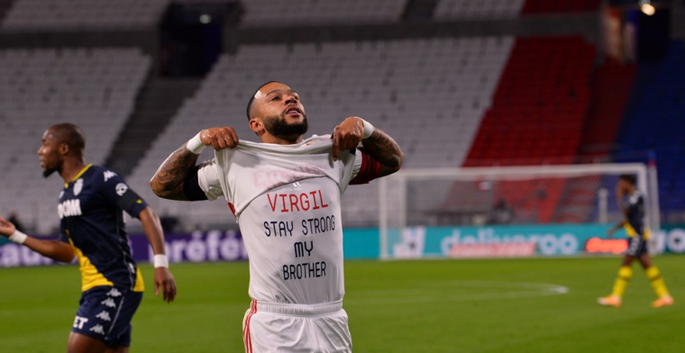 Memphis draagt steentje bij aan ruime zege Lyon, Vardy beslist topper in slotfase