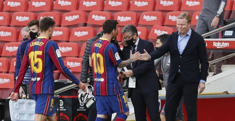 Eerste kritiek op Koeman, woord crisis valt in Barcelona: 'Wisselde uit wanhoop'