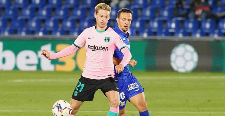 De Jong onder de indruk van ploeggenoot: 'Blij dat hij naar de club gekomen is'