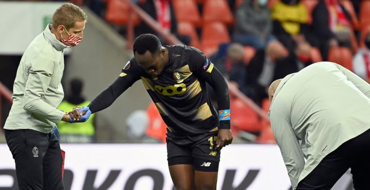Domper voor Standard: Jackson Muleka staat vier tot zes weken aan de kant