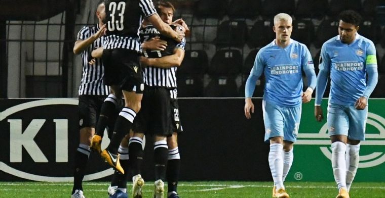 'Amateuristisch' PSV voor paal in Europa: 'Schrikbarend en buitengewoon zorgelijk'