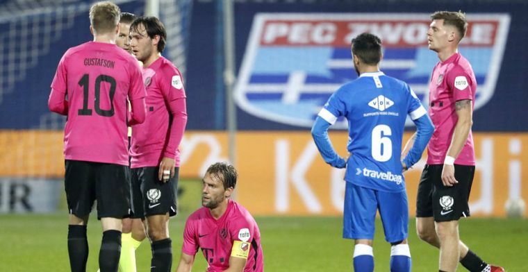 PEC en FC Utrecht winnen opnieuw niet, drama voor routinier Janssen