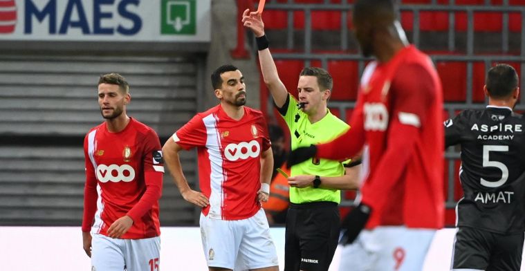 Standard-speler mist topper tegen Anderlecht wegens schorsing