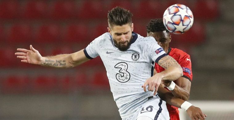 Giroud kopt Chelsea in blessuretijd naar knock-outfase, ook Sevilla nu al door