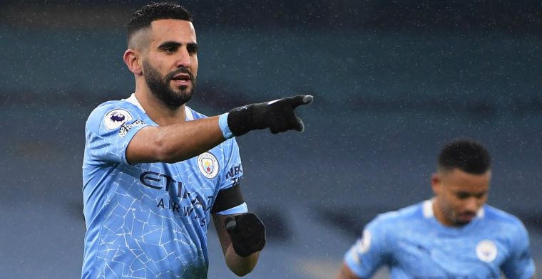 Man City speelt frustraties van zich af: hattrick Mahrez ...