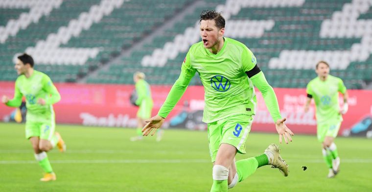 Weghorst na 'dubbelslag' tegen Werder Bremen: 'Soms weet je dat het jouw bal is'