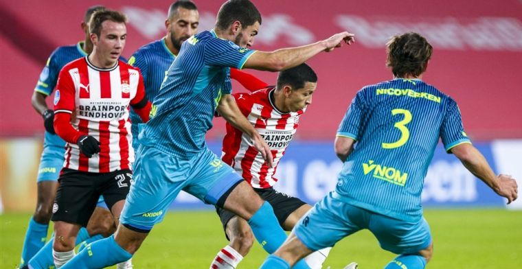 LIVE: PSV heeft veel geluk en worstelt zich langs Sparta (gesloten)