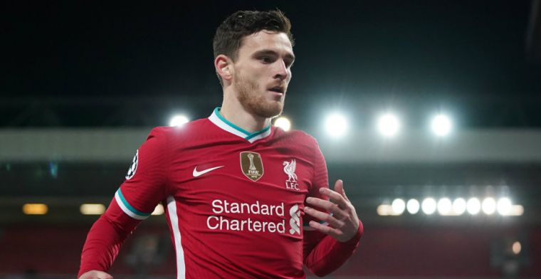 Liverpool-back Robertson op zijn hoede: 'Los daarvan blijft Ajax Europese gigant'