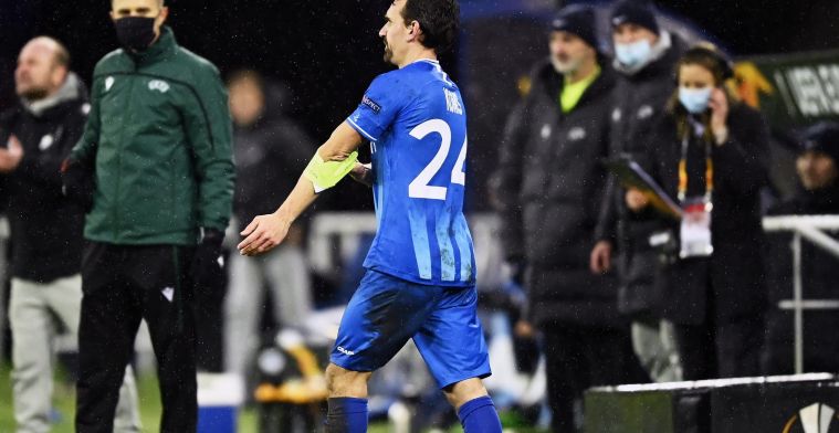 KAA Gent verliest en heeft 0 op 15 in Europa League