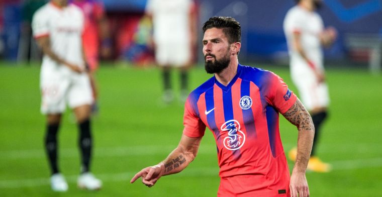Giroud hoopt op verandering bij Chelsea: 'Daar ben ik van overtuigd'