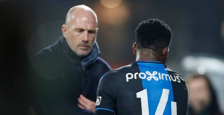 Geen Okereke meer in de spits bij Club Brugge, Clement denkt aan andere rol