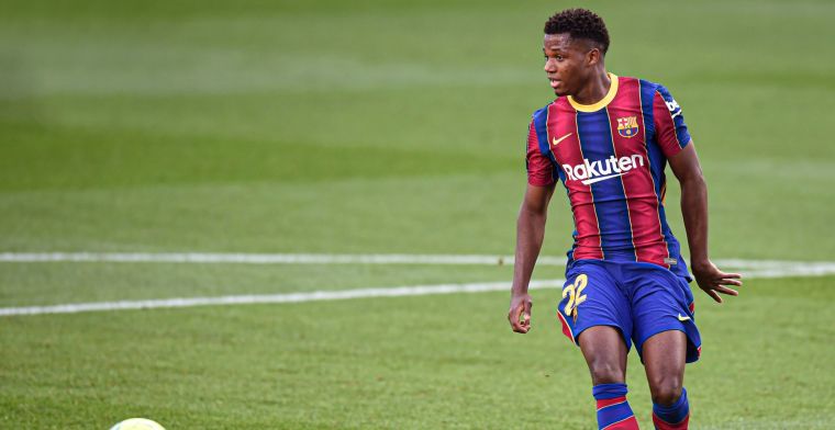 Barcelona komt met update over Fati, vleugelspeler 'biologisch' behandeld