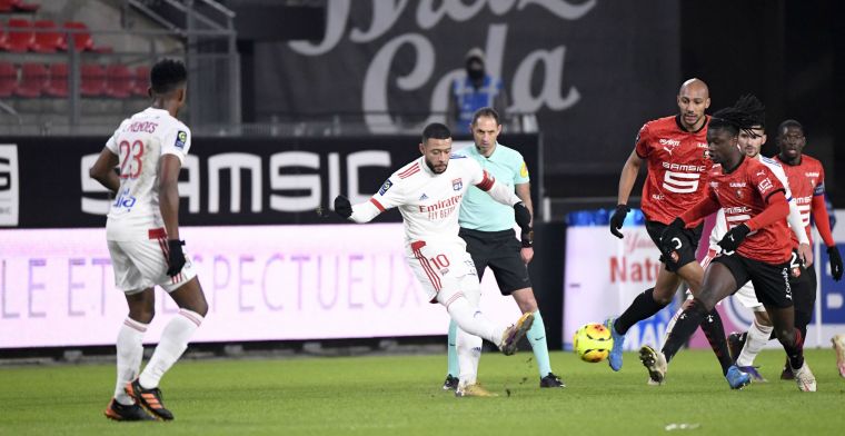 Averij voor Lyon, ondanks comeback met goal en assist van Memphis