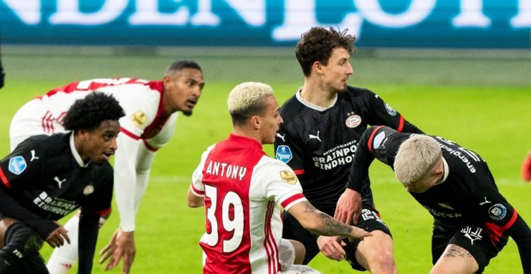Ajax en PSV op rapport: in totaal vier onvoldoendes na razend spannende topper