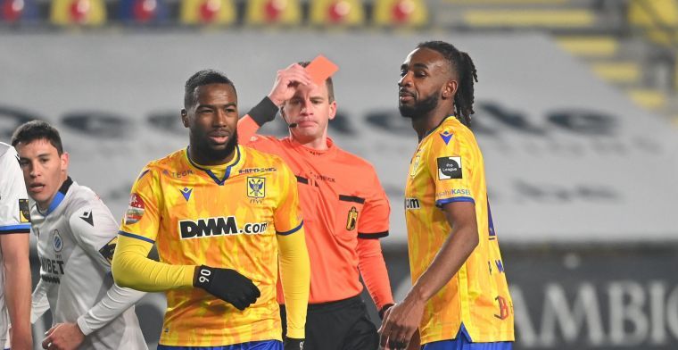 UPDATE: STVV aanvaardt straf na rode kaart tegen Club Brugge
