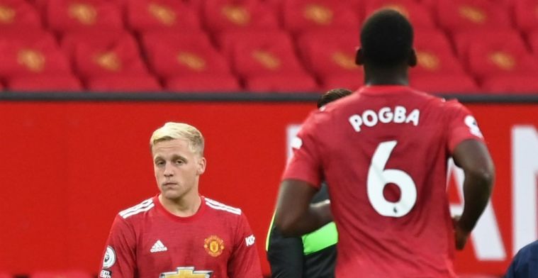 Van de Beek krijgt concurrentie van Pogba: 'Ik haat het om op de bank te zitten'