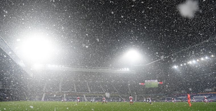 Kan de wedstrijd van uw ploeg doorgaan? Dit zijn de regels bij sneeuwval