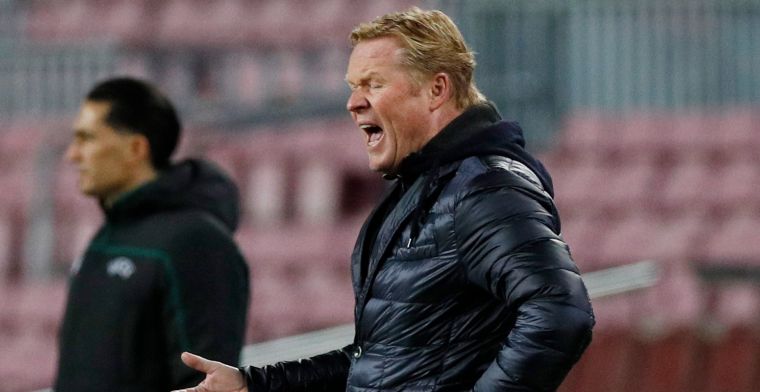 Koeman reageert op afgeketste transfer: 'Gaan verder met wat we hebben'
