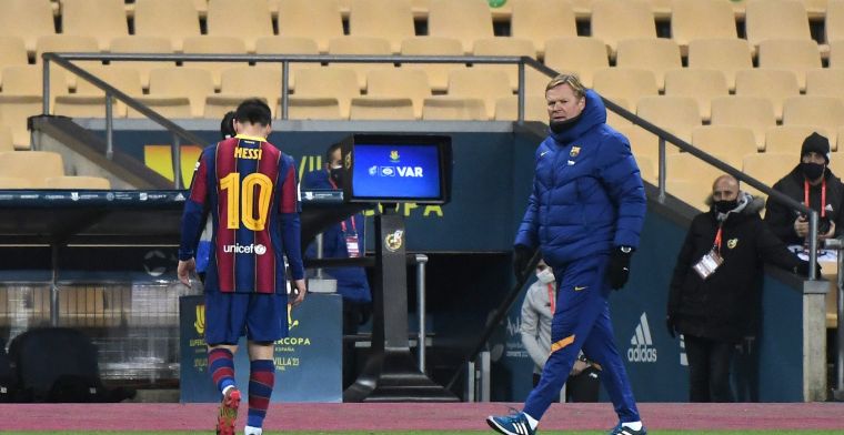 'Lange schorsing dreigt voor Messi na eerste rode kaart voor Barcelona'