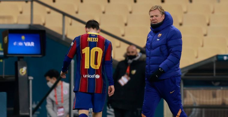 Koeman springt in de bres voor Messi: 'Ik begrijp waarom hij het deed'