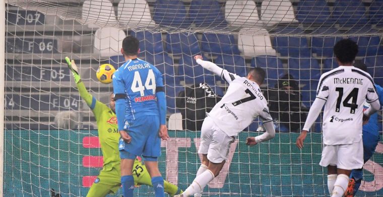 Juve ontsnapt en pakt negende Supercoppa: 66 jaar oud record voor Ronaldo