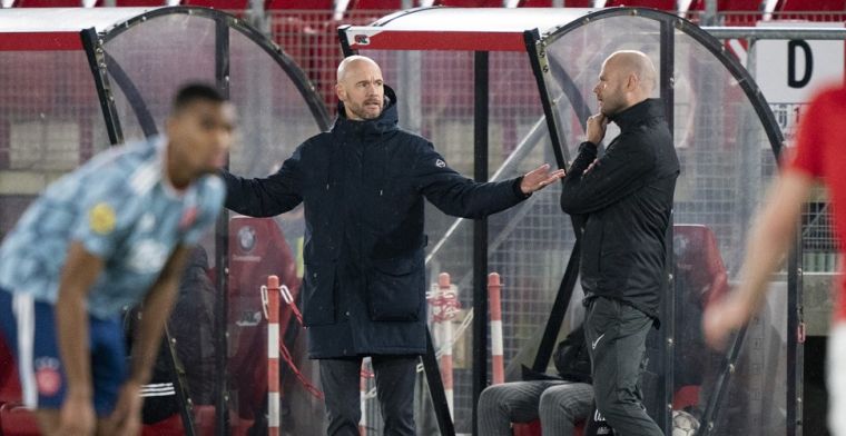 Ten Hag reageert op 'knipbeurt' na Ajax-treffer: 'Dat heb ik ze net verteld'