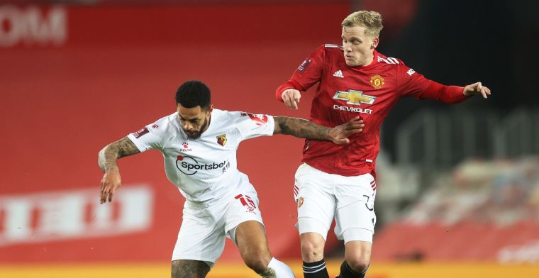 'Van de Beek blijft bij Manchester United, vertrek op huurbasis uitgesloten'