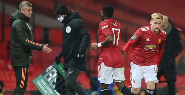 Solskjaer geeft toe: 'Zou niet per se zeggen dat Van de Beek gelukkig is'
