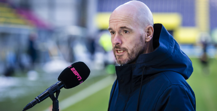 Ten Hag: 'De trainer is de afgelopen periode ook wel eens gebeld'