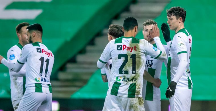 Groningen houdt aansluiting met top na overwinning op zwak ADO