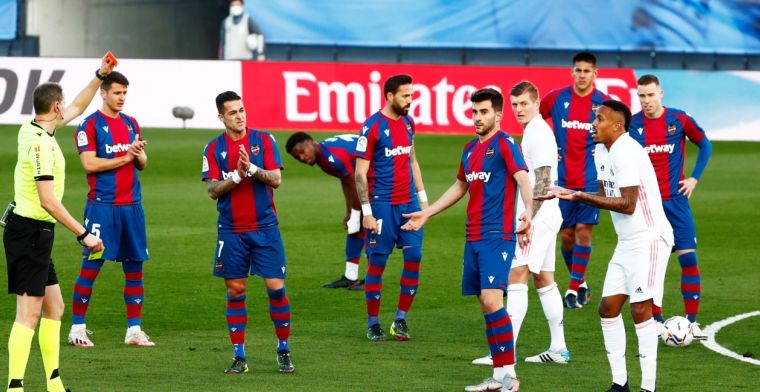 Real Madrid na 7 minuten al met man minder: thuisnederlaag, Atlético uit het zicht
