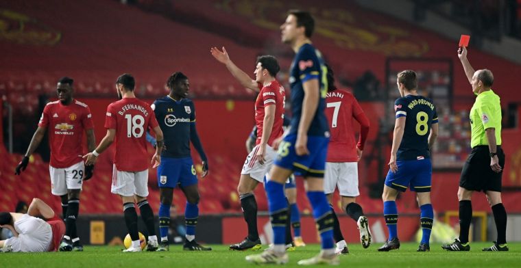 United vernedert Southampton, dat met 9 eindigde, en wint met 9-0 (!)